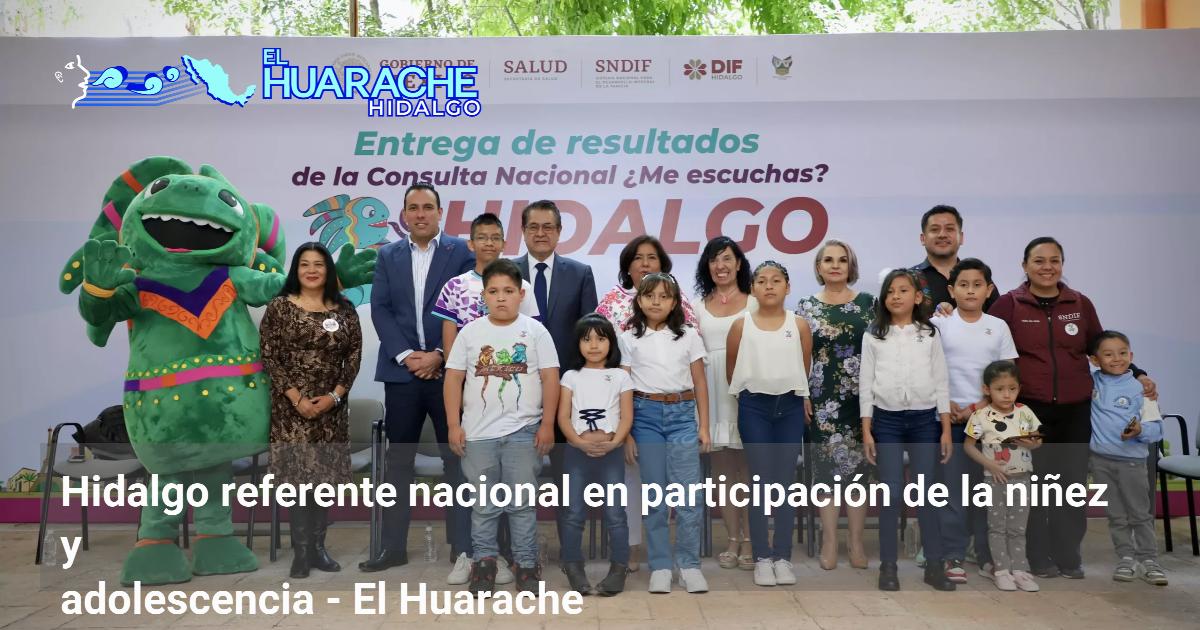 Hidalgo referente nacional en participación de la niñez y adolescencia